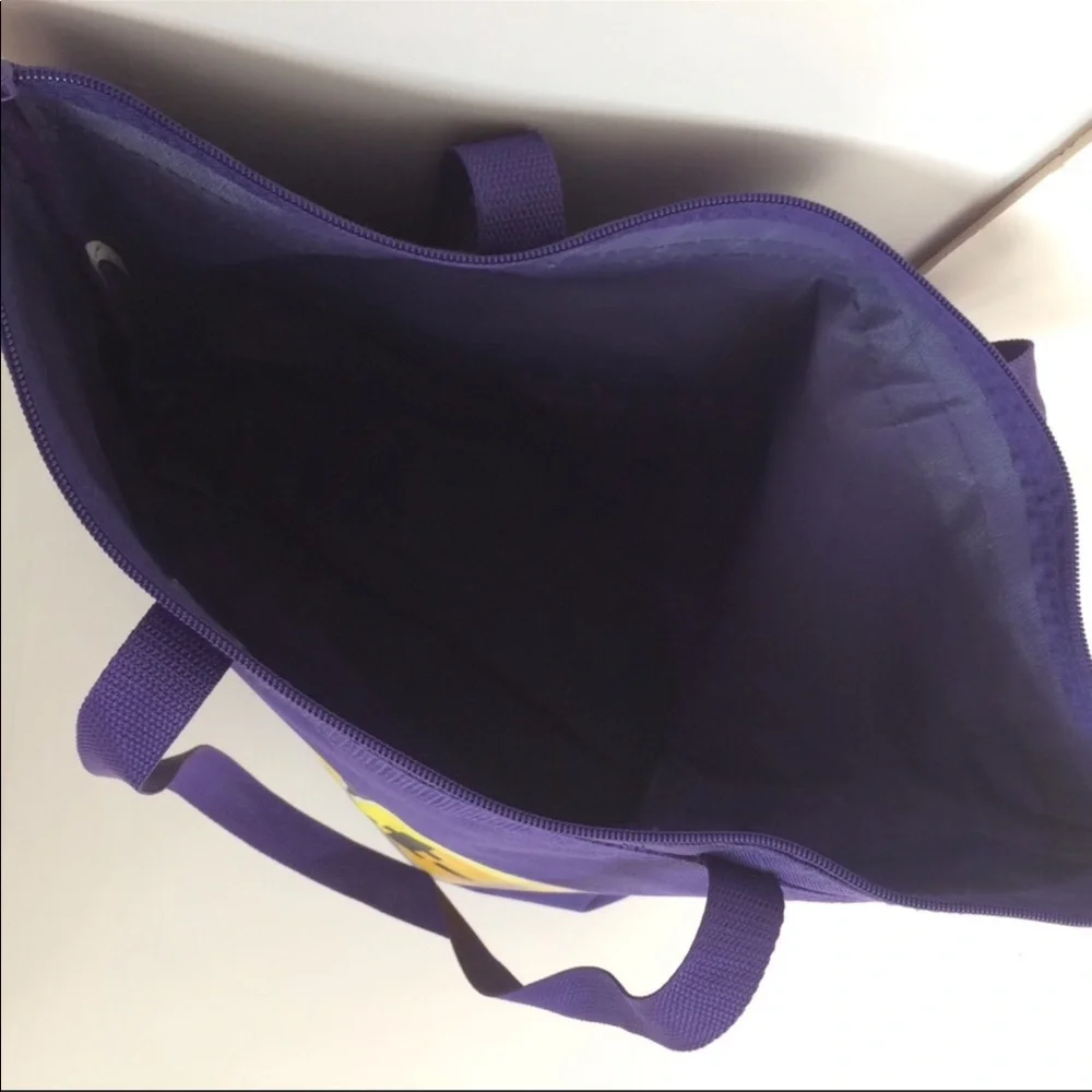 POST IT Large Tote with zipper top closure Lined